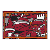 Fanmats -NFL Tampa Bay Buccaneers 4'x6' Ultra Plush Area Rug w/ Pirate Flag Logo