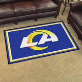 Fanmats® - NFL Los Angeles Rams Ultra Plush Area Rug with Ram Logo