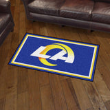 Fanmats® - NFL Los Angeles Rams Ultra Plush Area Rug with Ram Logo