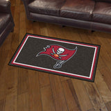 Fanmats® - NFL Tampa Bay Buccaneers Ultra Plush Area Rug with Pirate Flag Logo