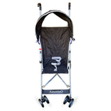 Amoroso® - Black Umbrella Stroller Round Canopy