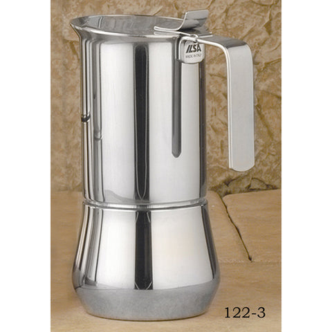 ILSA Stainless steel stove top, 3- cup Item 122-3