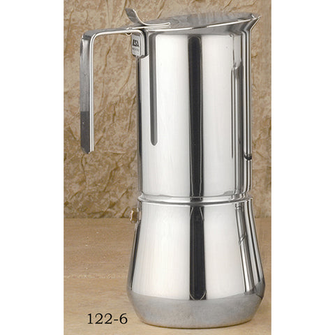 ILSA Stainless steel stove top, 6- cup Item 122-6