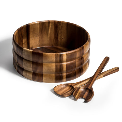 Kalmar Home® - Extra Large Salad Bowl with Servers