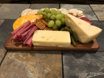 Kalmar Home® - Large Charcuterie/Cheeseboard w/ End Grain Inlay, Knife included