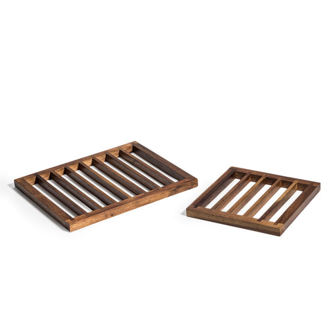 Kalmar Home® - Set of 2 Acacia Wood Trivets