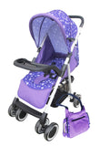 Amoroso® - Luxury Purple Stroller with Diaper Bag