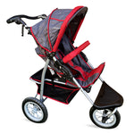 Amoroso® - Red-Grey Lightweight Girls Jogging Stroller