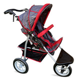 Amoroso® - Red-Grey Lightweight Girls Jogging Stroller