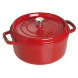 Staub ® - Cherry Cast Iron 4 Quart 24 CM Round Cocotte 40509-835-0