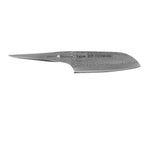 P02 HM- 7 1/4" Santoku Hammered Finish