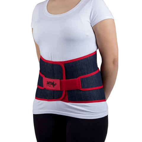 Armor® Jeans Lumbosacral Corset W/ Additional Belt for Spine Alignment & Posture