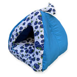 Amoroso® - Cute and Cozy Indoor Blue Pet Bed House