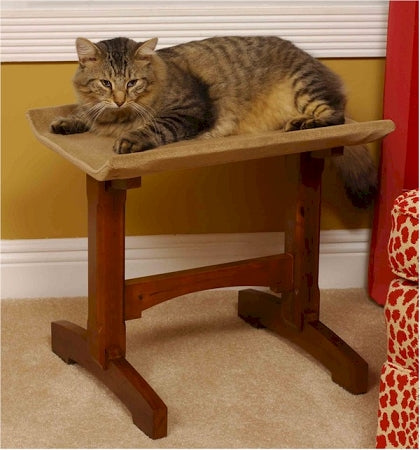 Essential Pet® - Single Cat Seat Cat Furniture - Early American