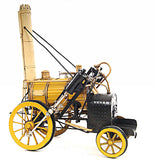 Old Modern Handicrafts® - 1829 Yellow Stephenson Rocket Steam Locomotive