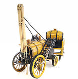 Old Modern Handicrafts® - 1829 Yellow Stephenson Rocket Steam Locomotive