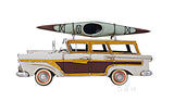 Old Modern Handicrafts® - Fords Woody-Look Country Squire W/ Kayak