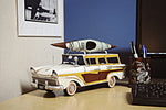 Old Modern Handicrafts® - Fords Woody-Look Country Squire W/ Kayak