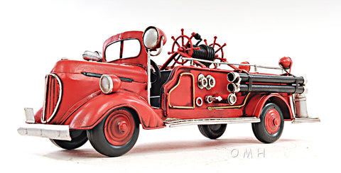 Old Modern Handicrafts® - 1938 Red Fire Engine Ford 1:40