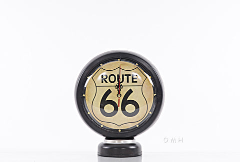 Old Modern Handicrafts® - Black Gasoline 66 Gas Pump Clock