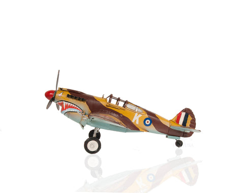 Old Modern Handicrafts® - 1941 Curtiss Hawk 81A Metal Handmade Scaled Model