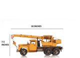 Old Modern Handicrafts® - Metal Handmade Tin Crane Truck Model