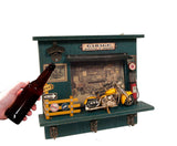 Old Modern Handicrafts® - Vintage Harley Motorcycle Shadow Box on Wood Frame