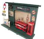 Old Modern Handicrafts® - Vintage Double Decker London Bus Shadow Box