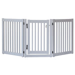 Dynamic Accents® - Highlander Series Solid Wood Pet Gate - 3 Panel Walk Through