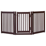 Dynamic Accents® - Highlander Series Solid Wood Pet Gate - 3 Panel Walk Through