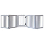 Dynamic Accents® - Highlander Series Solid Wood Pet Gate - 5 Panel Walk Through