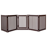 Dynamic Accents® - Highlander Series Solid Wood Pet Gate - 5 Panel Walk Through