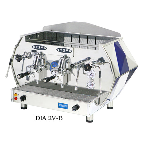 La Pavoni DIA 2V-B, 2 group Volumetric, 4370W / 230V 14 liter boiler