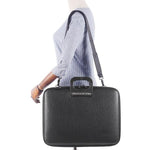 Bombata® All Black Briefcase for 17 inch Laptop Taormina by Fabio Guidoni