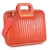 Bombata® Gold Cocco Briefcase for 13 inch Laptop Arezzo by Fabio Guidoni