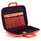 Bombata® Gold Cocco Briefcase for 13 inch Laptop Arezzo by Fabio Guidoni