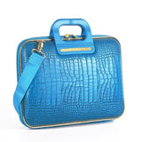 Bombata® Gold Cocco Briefcase for 13 inch Laptop Arezzo by Fabio Guidoni