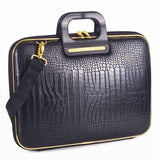 Bombata® Gold Cocco Briefcase for 15.6 inch Laptop Arezzo by Fabio Guidoni