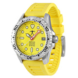 Hawaiian Lifeguard Association 42MM Dive Watch - SS Case, Yellow Dial & Strap