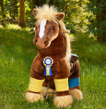 PonyCycle® Brown with Long Mane Ride on Horse Toy Model K For Age 4-9