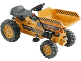 MotoTec USA® - Kalee Kids Pedal Tractor with Dump Bucket Yellow