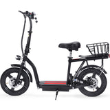 MotoTec USA® - Black Cruiser 48v 350w Lithium Electric Scooter