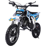 MotoTec USA® - Warrior 52cc 2-Stroke Kids Gas Dirt Bike