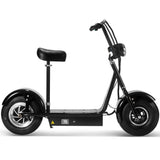 MotoTec USA® - Black FatBoy 48v 800w Electric Scooter