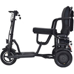 MotoTec USA® - Black Folding Mobility Electric Trike 48v 700w Dual Motor Lithium