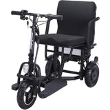 MotoTec USA® - Black Folding Mobility Electric Trike 48v 700w Dual Motor Lithium