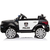 MotoTec USA® - Police Car 12v Black (2.4ghz RC)