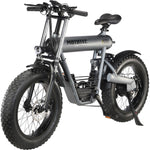 MotoTec USA® - Grey Roadster 48v 500w Lithium Electric Bicycle