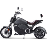 MotoTec USA® - Gray Typhoon 72v 30ah 3000w Lithium Electric Scooter