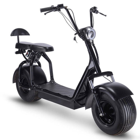 MotoTec USA® - Black Knockout 60v 1000w Electric Scooter